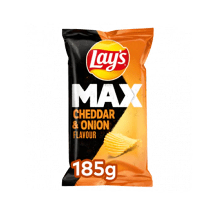 Lays Max cheddar cheese onion ribble chips