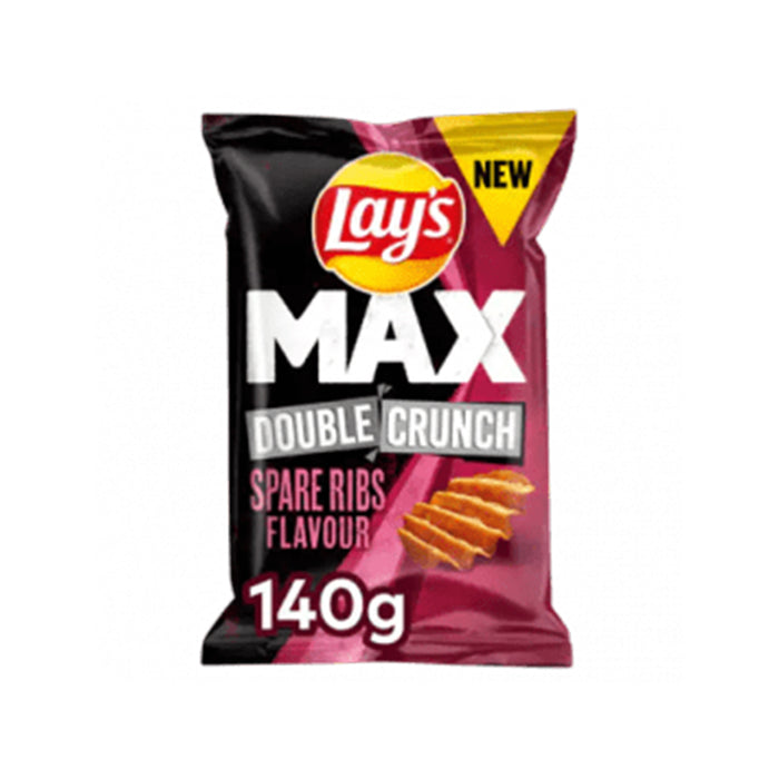 Lays Max double crunch spare ribs ribble chips