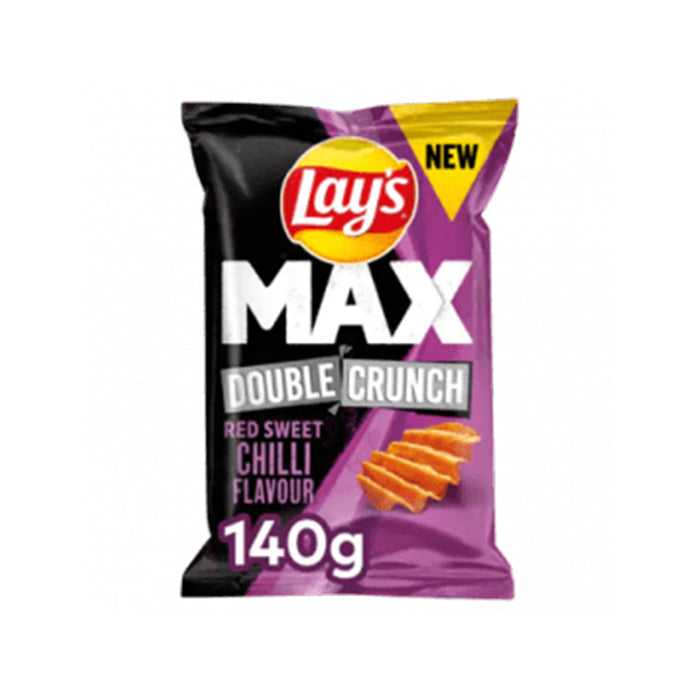 Lays Max double crunch red sweet chilli ribble chips