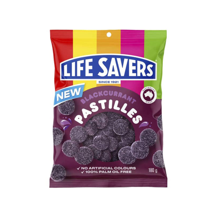 Lifesavers Blackcurrant Pastilles 180G