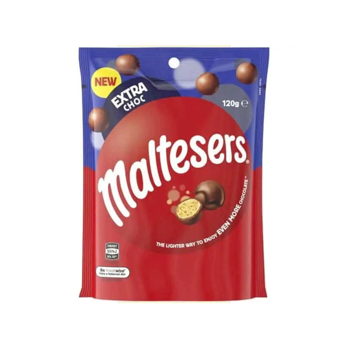 Maltesers Extra Choc Medium Pouch 120G