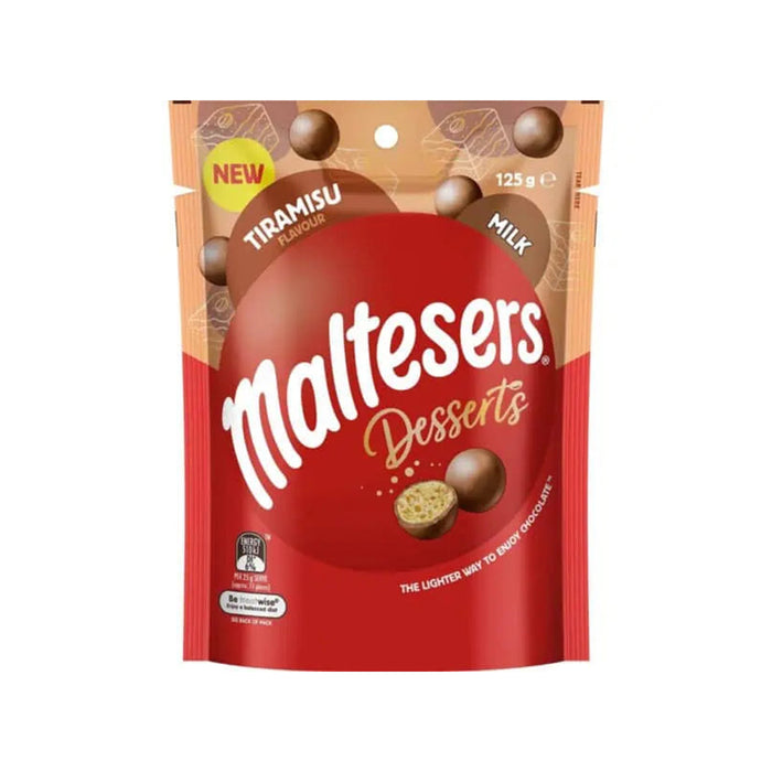 Maltesers Desserts Tiramisu Chocolate Snack & Share bag 125G