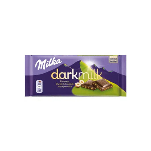 Milka Dark Milk Hazelnut 85G