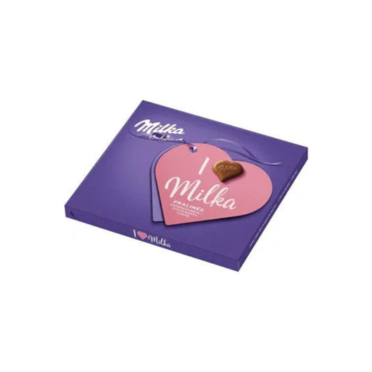 I Love Milka Pralines Strawberry Creme 110G