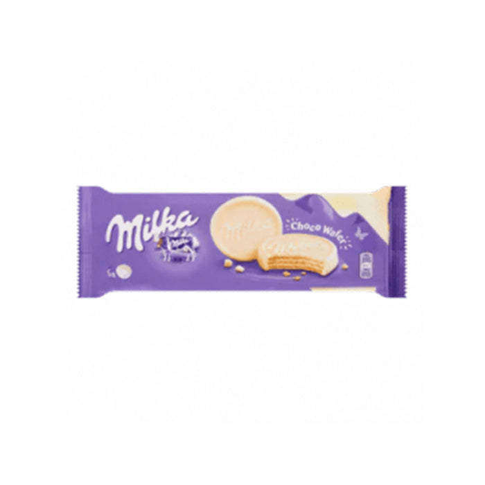 Milka Chocolate wafer cookie with white chocolate