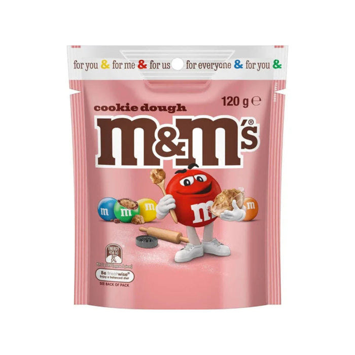 M&ms Milk Chocolate Cookie Dough Snack & Share Bag 120G