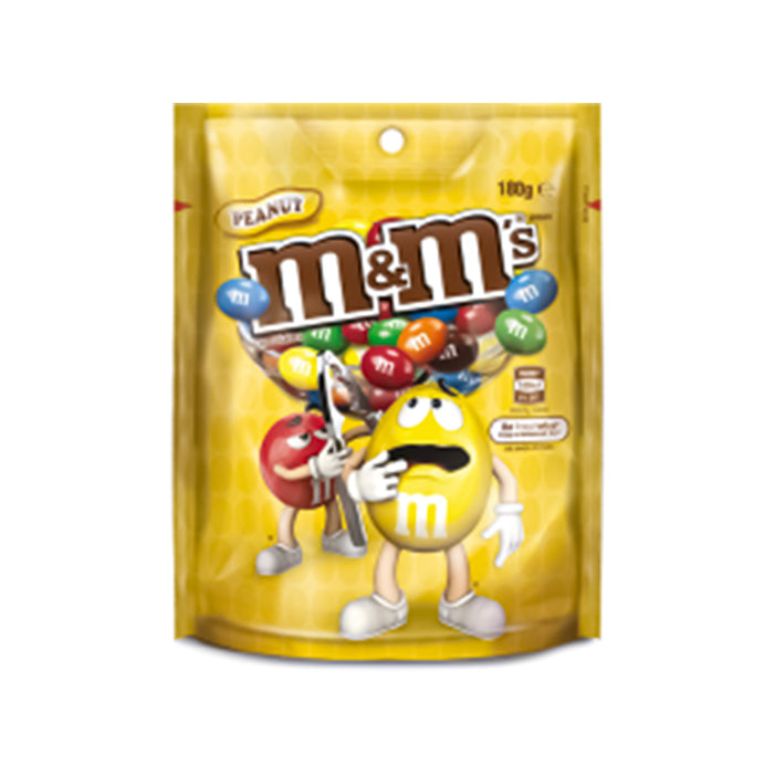 M&M's Peanut Chocolate Pouch 180G