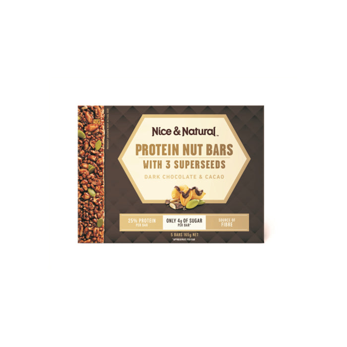 Protein Nut Bars DarkChoco Cacao 5-pack 165g