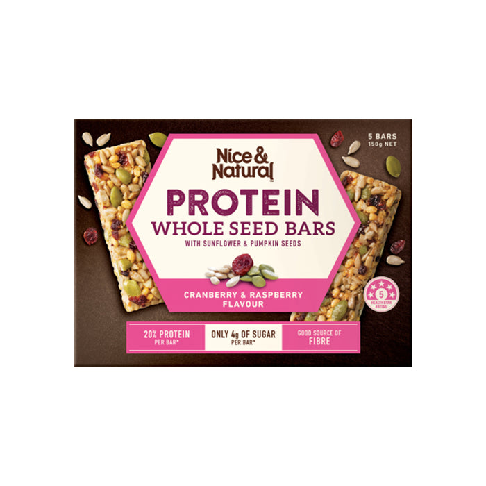 Protein WS Bars Cranberry Raspberry 5-pack 150g