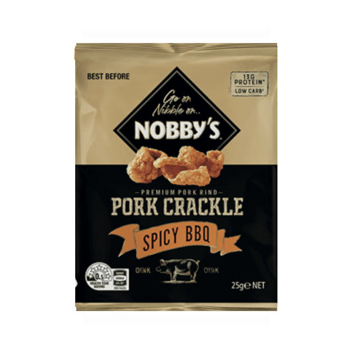 Nobby's Pork Crackle bbq 25G