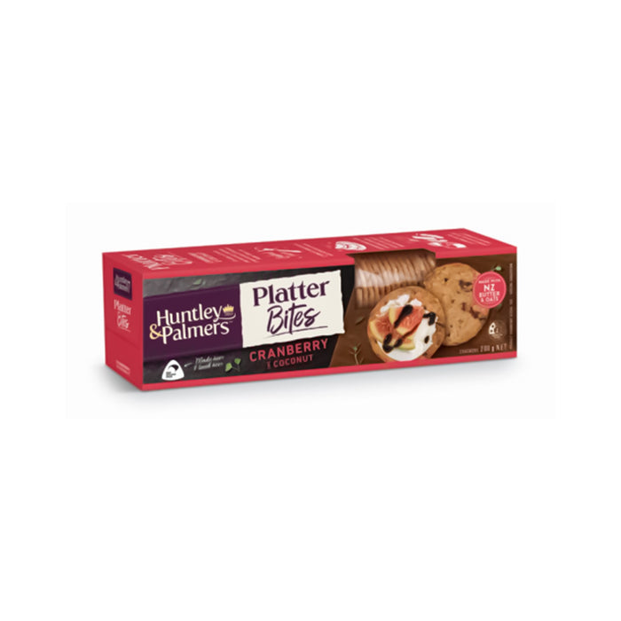 Huntly & Palmers Platter Bites Cranberry Coconut 200G