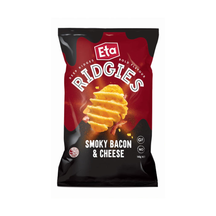 Ridgies Smoky Bacon Cheese 140g