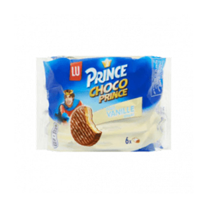 LU Prince choco prince biscuits with chocolate and vanilla