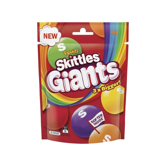 Skittles Giants Fruit Lollies Party Share Bag 170G