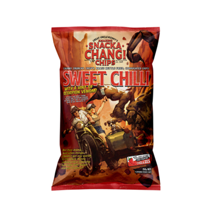 SnackaChangi Kettle Chips Sweet Chilli 150g