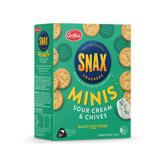 Snax Sour Cream & Chives 135G