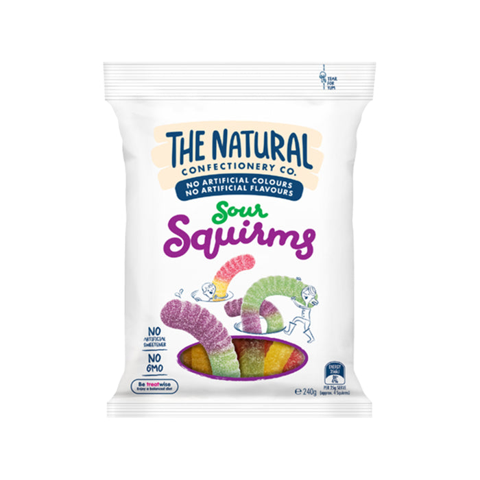 The Natural Confectionery Co. Sour Squirms 220G