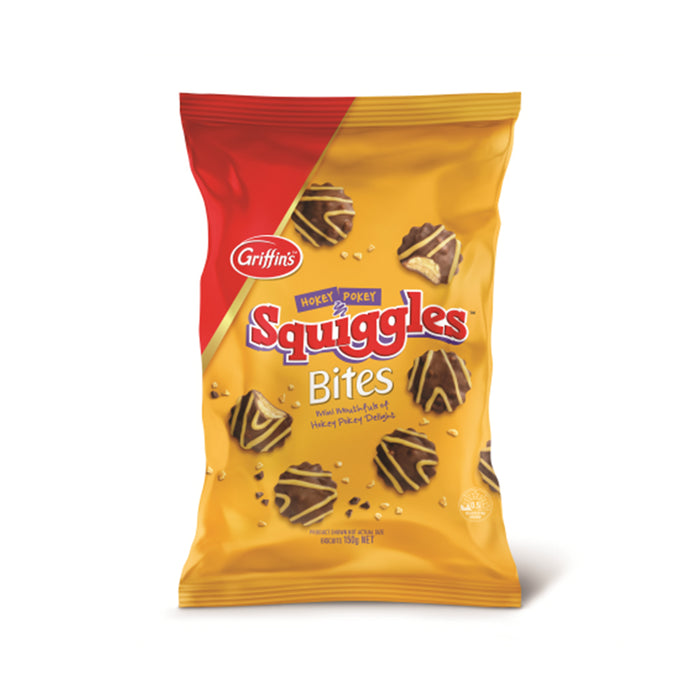 Squiggles Hokey Pokey Bites 150g