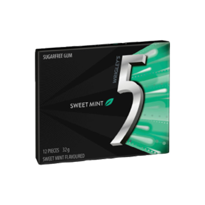 5 Gum Sweet Mint Sugar Free Chewing Gum 32G