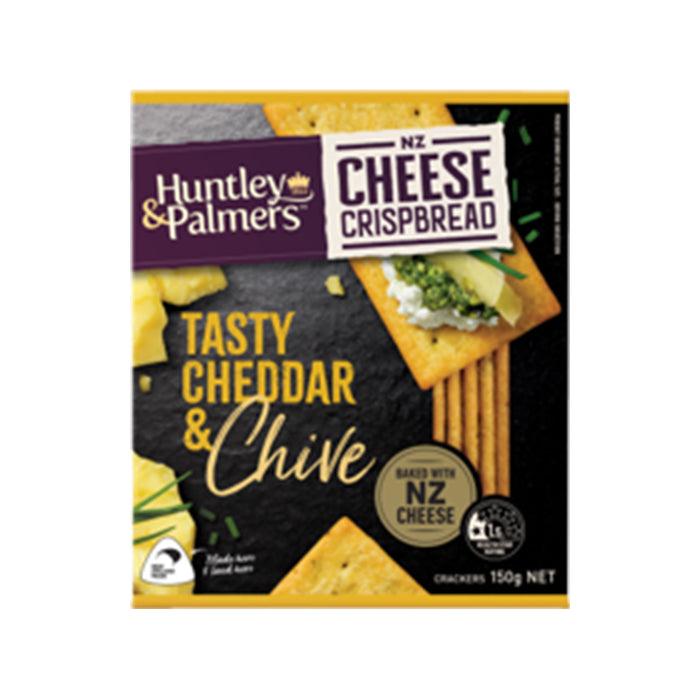 Huntly & Palmers Cheese Crisp Bread Tasty Chive 150G