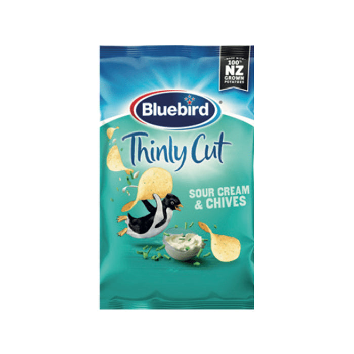 Bluebird thinly cut sour cream & chives 40G