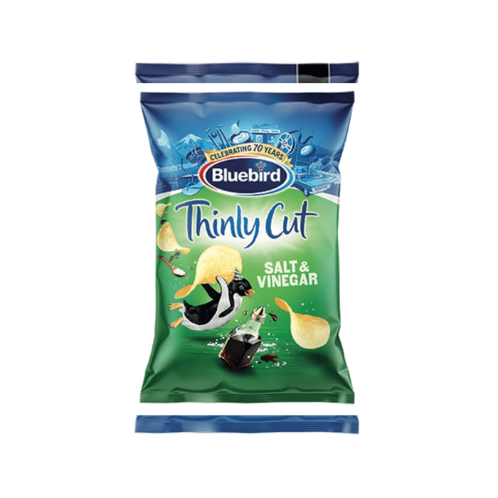 Bluebird Thinly Cut Salt & Vinegar 140G