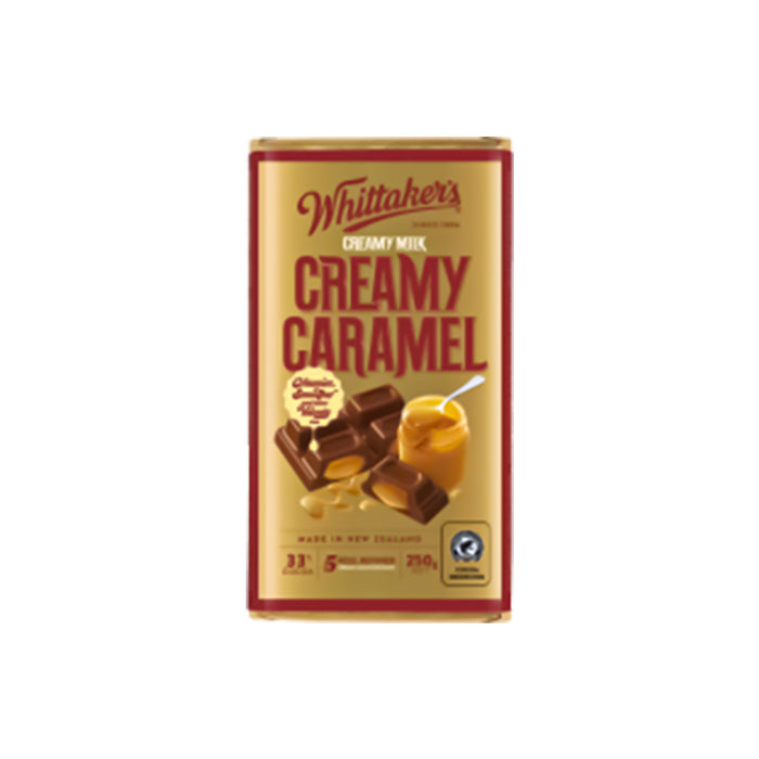 Whittaker's creamy caramel block 250G