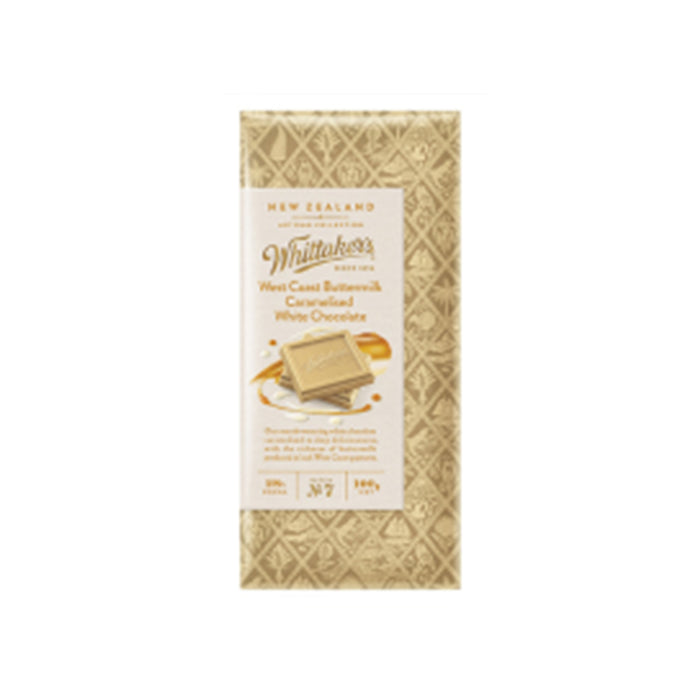 Whittaker's West Coast Buttermilk Caramelised White Chocolate Block 100G