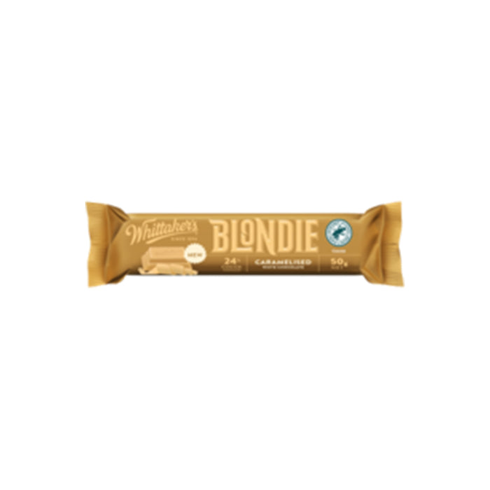 Whittaker's Chunks Blondie Caramelised White Chocolate Bar 50G