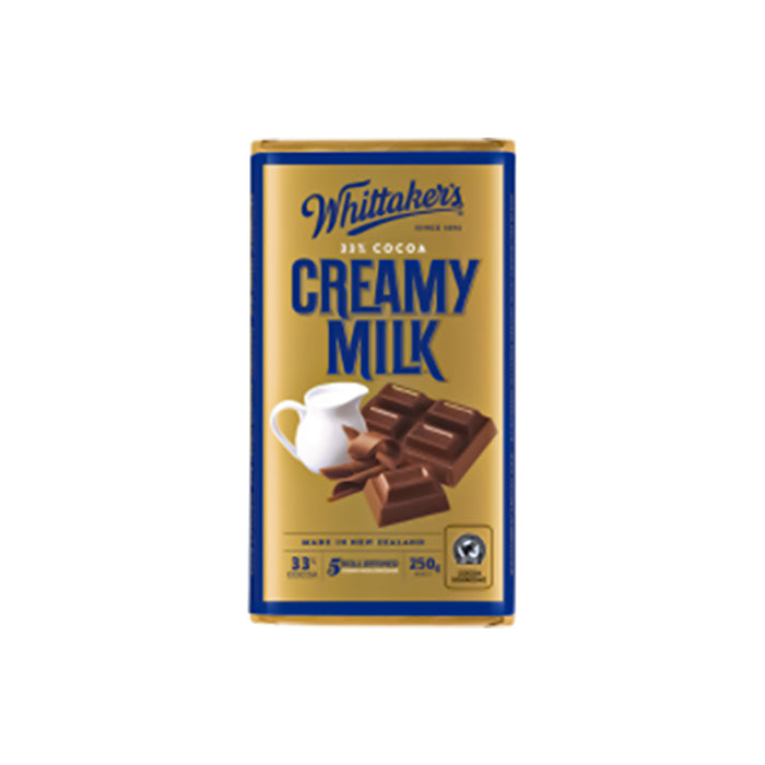 Whittaker's creamy milk block 250G