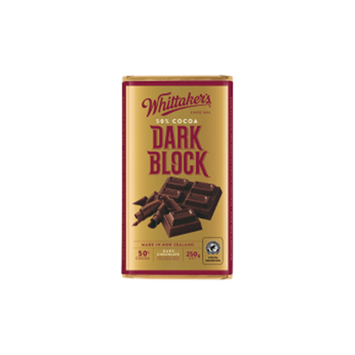 Whittaker's Dark Chocolate Block 250G