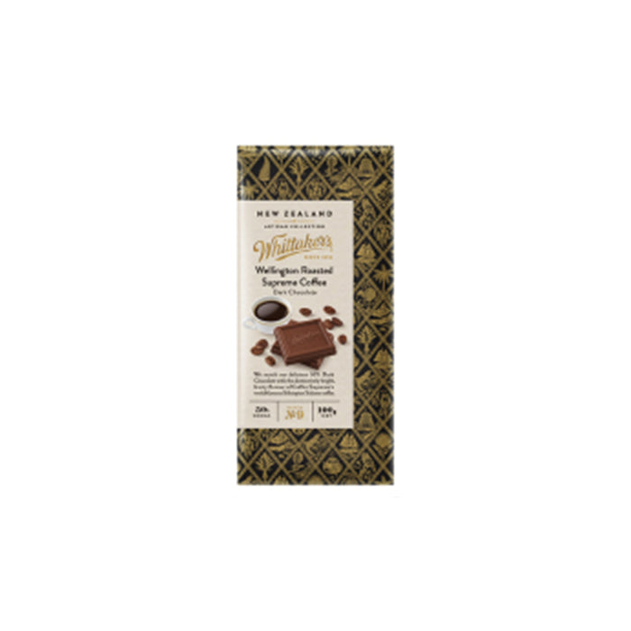 Whittaker's Wellington Roasted Supreme Coffee Chocolate 100G