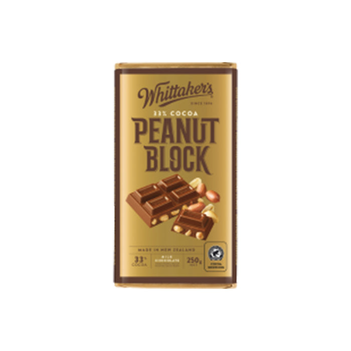 Whittaker's Peanut Block 250G