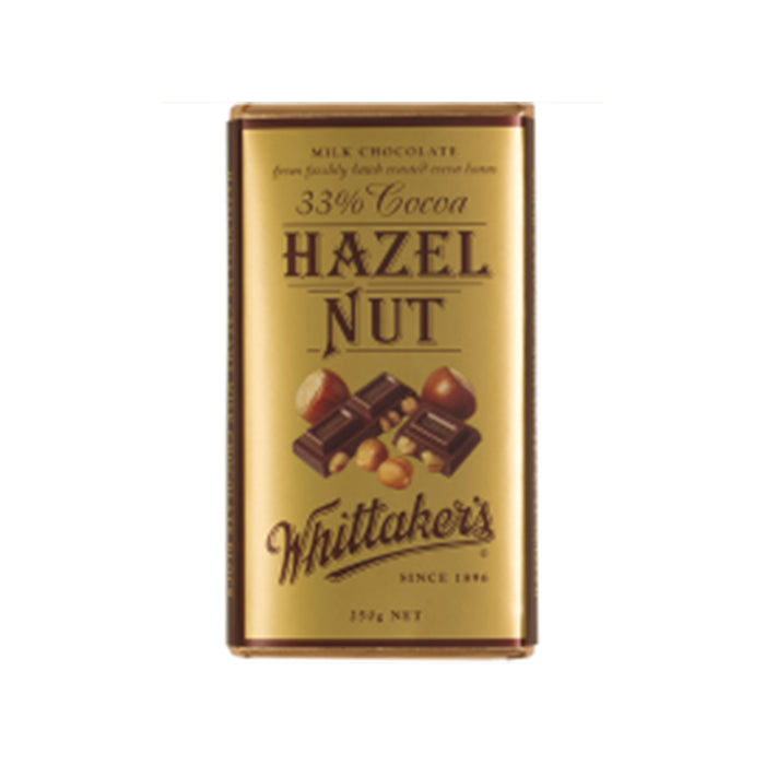 Whittaker's Hazelnut Block Milk Chocolate 250G